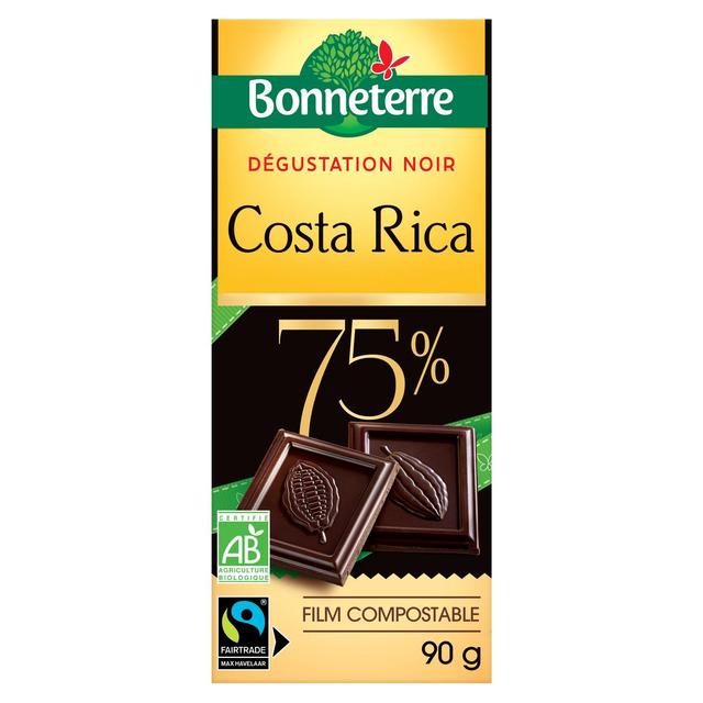 3396410047559 - Bonneterre - Chocolat noir Costa Rica 75% bio et équitable
