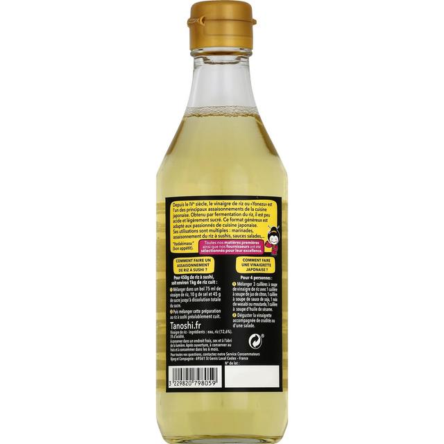 3229820798059 - Tanoshi - Japon - Vinaigre de Riz