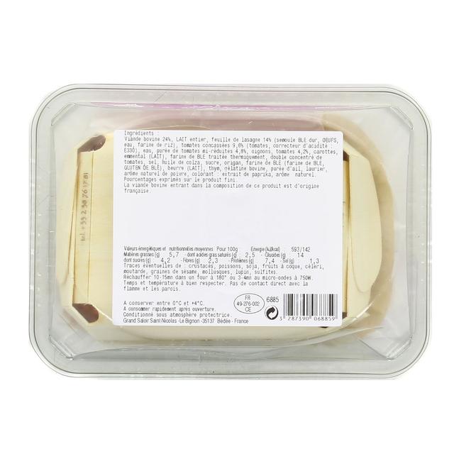 3287390068859 - Instant Traiteur - Lasagne à la Bolognaise