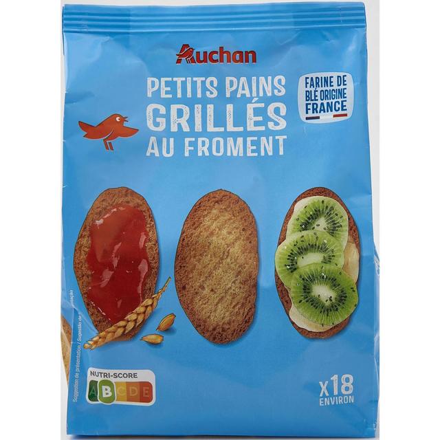 3596710509959 - Auchan - Petits pains grillés au froment
