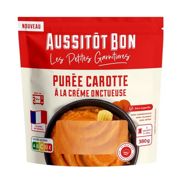 3701565400560 - Aussitôt Bon - Purée de Carotte à la Crème