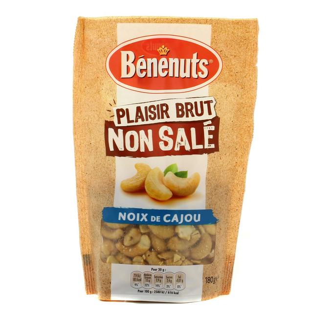3168930010760 - Benenuts - Plaisir brut non salé noix de cajou