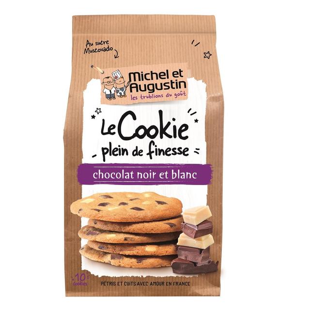 3701239900860 - Michel et Augustin - Le cookie super fin et croustillant éclats de chocolat blanc et chocolat noir