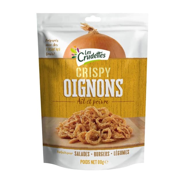 8410131031460 - Les crudettes - Oignons Frits Ail et Poivre