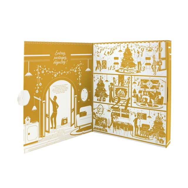3474341111560 - Chocolaterie Monbana - Calendrier de l'avent au chocolat gourmand