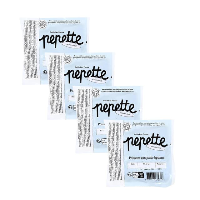2050000421860 - Pepette - Chien Repas Frais, Poissons aux Petits Légumes