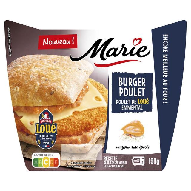 3248830002260 - Marie - Burger Poulet, Emmental et Mayonnaise Epicée