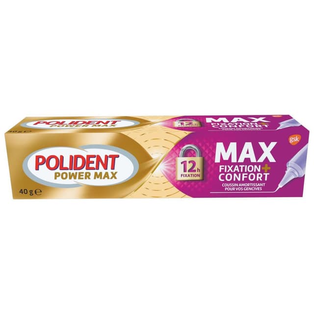 5054563122360 - Polident - Crème fixatrice Max fixation + Confort