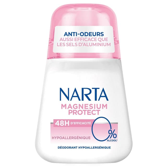 3600551204260 - Narta - Déodorant Bille Magnesium Protect 48H d'Efficacité Hypoallergénique