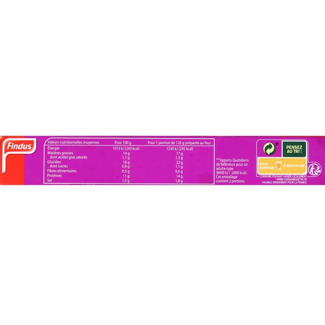 3599741004660 - Findus - 2 Panés de Colin MSC Façon Fish and Chips Salt and Vinegar qualité 100% filet