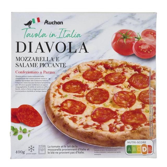 3596710546060 - Auchan Tavola In Italia - Pizza mozzarella et salami