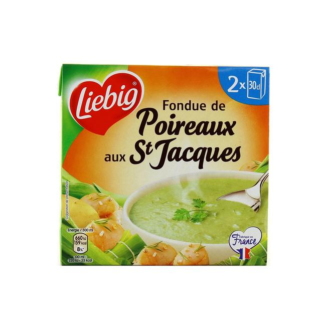 3036811366360 - Liebig - Fondue de poireaux aux Saint-Jacques