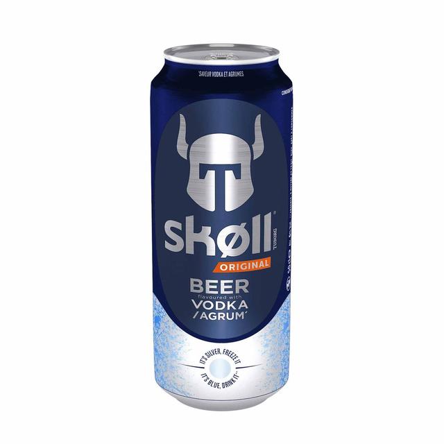 3080216036960 - Skoll - Bière aromatisée à la vodka et aux agrumes