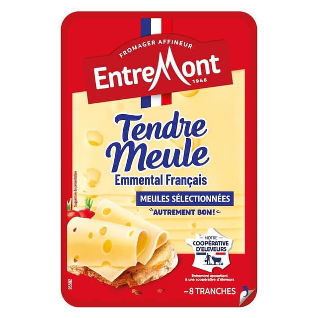 3123930617760 - Entremont - Emmental fines tranches tendre meule