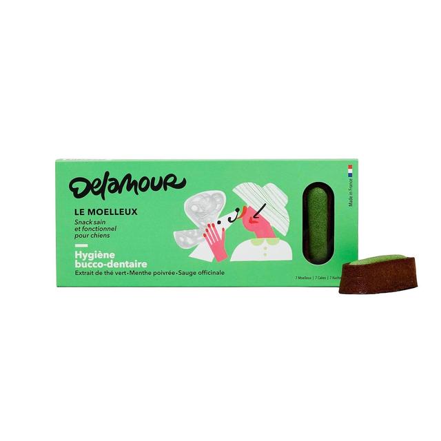 3760407550061 - Delamour - Friandise Pâtisserie Moelleux Hygiene Dentaire - Récompense pour chien