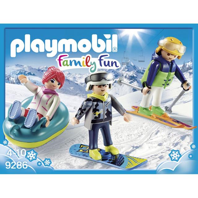 4008789092861 - PLAYMOBIL® Family Fun - Vacanciers aux sports d'hiver