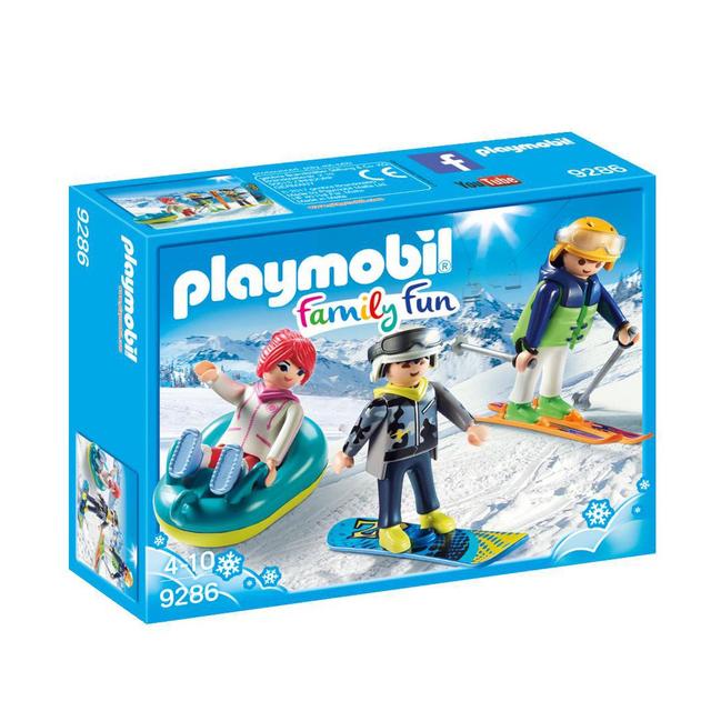 4008789092861 - PLAYMOBIL® Family Fun - Vacanciers aux sports d'hiver