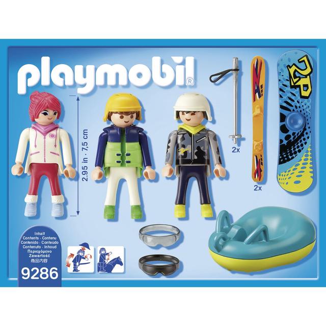 4008789092861 - PLAYMOBIL® Family Fun - Vacanciers aux sports d'hiver