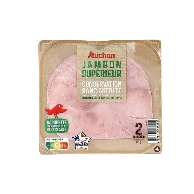 3596710484461 - Auchan - Jambon Supérieur Sans Nitrite