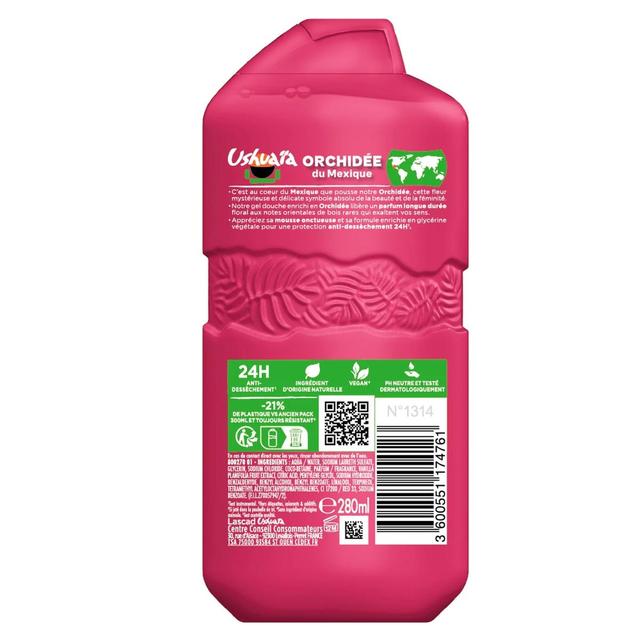 3600551174761 - Ushuaïa - Gel Douche Hydratant Orchidée du Mexique