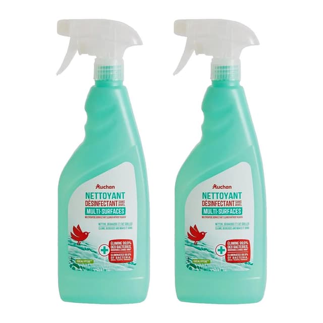 2050000415661 - Auchan - Spray nettoyant désinfectant multi-surfaces à l'eucalyptus