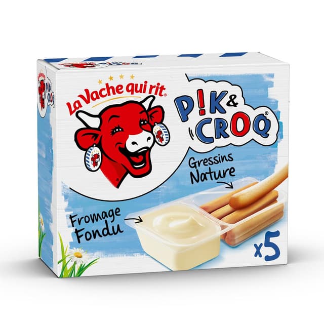 3073780809061 - La vache qui rit - Fromage Fondu Pik et Croq' 5 barquettes