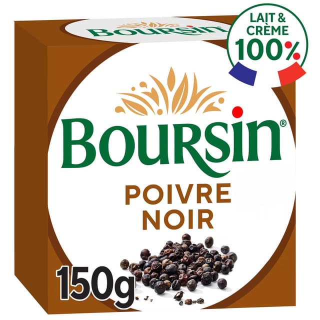 3175460000062 - Boursin - Fromage à tartiner au poivre