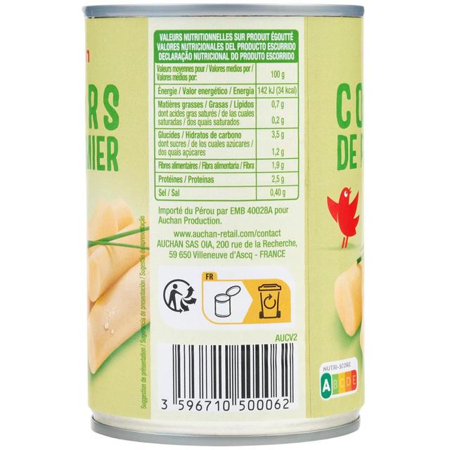 3596710500062 - Auchan - Coeurs de palmier