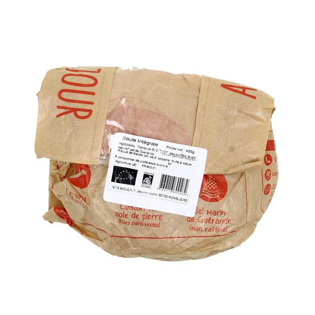3760116600262 - Etablissements Moulin - Pain Frais Boule Intégrale Bio