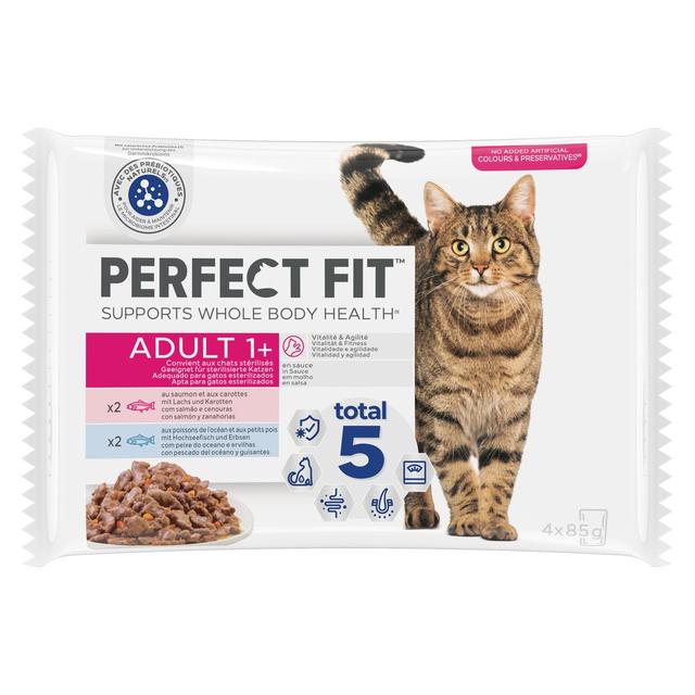 8410136010262 - Perfect Fit - Sachets en sauce aux Poissons pour chat adulte stérilisé