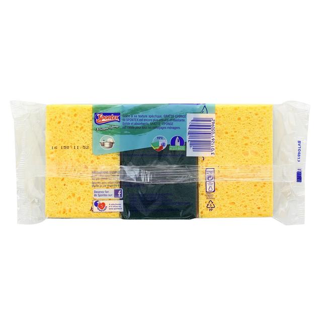 3011261030962 - Spontex - Éponges grattantes gratte éponge