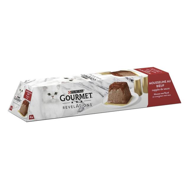 7613287071262 - Purina - Gourmet Révélations - Pots Mousseline Boeuf nappée de sauce pour Chat