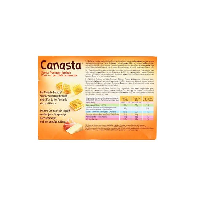 3116430201362 - Delacre - Canasta Fromage Jambon Fumé