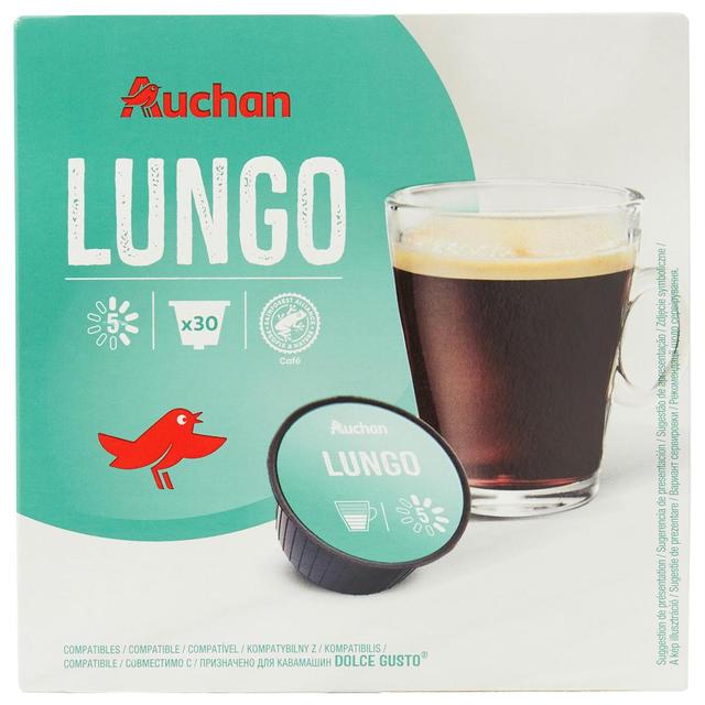3245678151662 - Auchan - Capsules de café lungo intensité 5