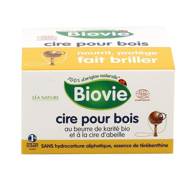 3517360016062 - Biovie - Cire pour bois au beurre de karité et à la cire d'abeille Ecocert
