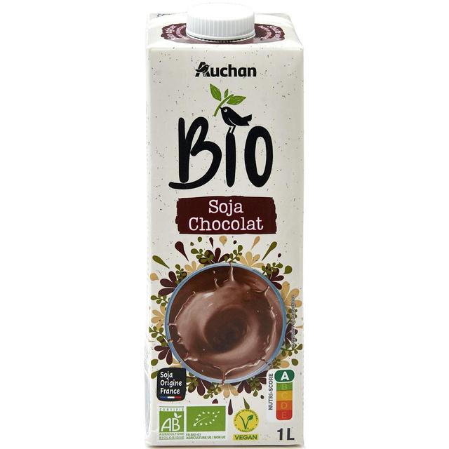 3596710307562 - Auchan BIO - Soja saveur chocolat bio boisson végétale