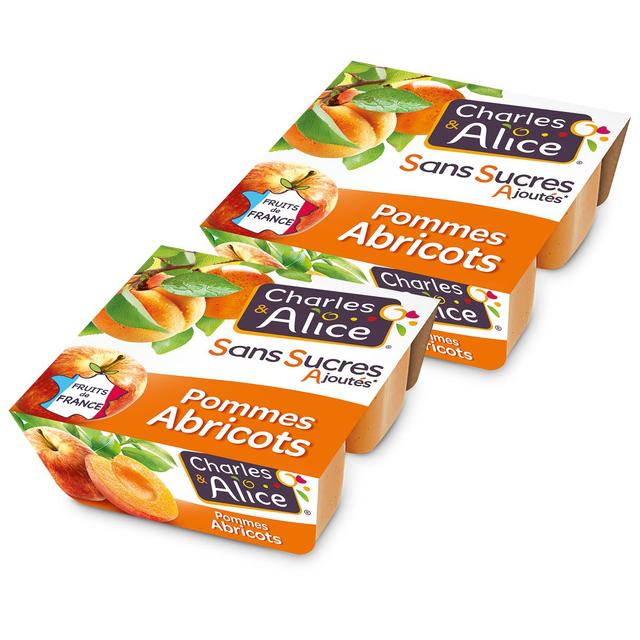 2050000308062 - Charles et Alice - Pomme abricot sans sucre ajouté