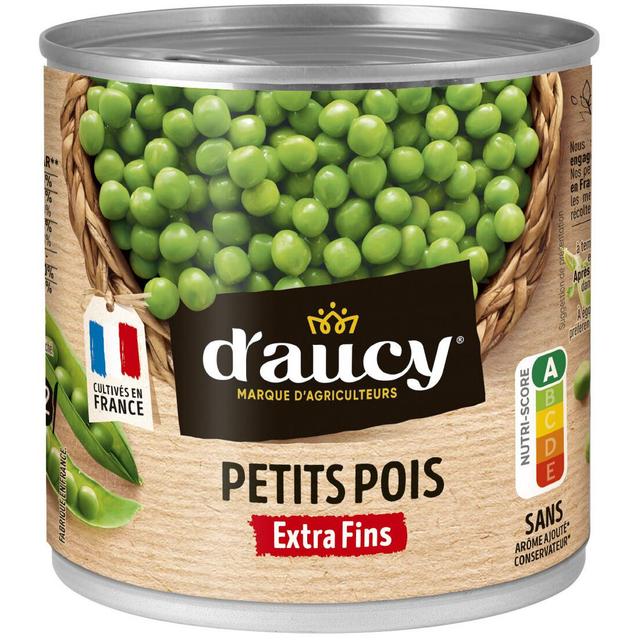 3017800078662 - D'aucy - Petits pois extra fins