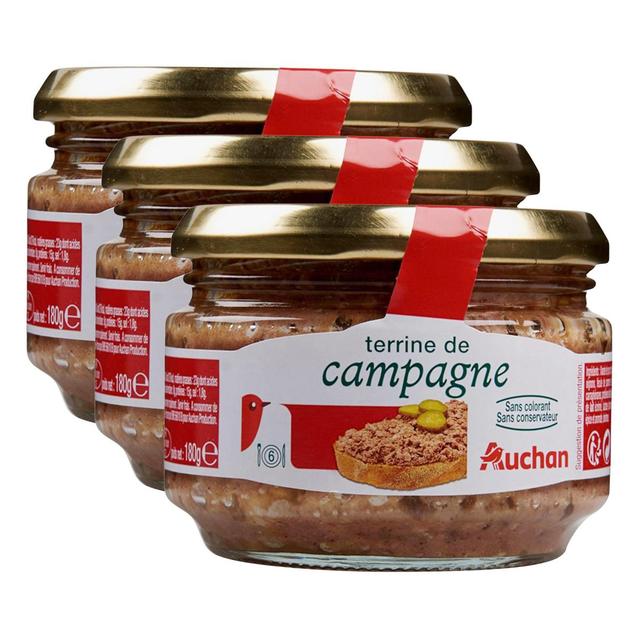 2050000409462 - Auchan - Terrine de campagne sans colorant sans conservateur