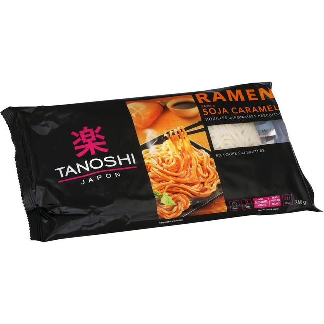 3229820181363 - Tanoshi - Japon - Ramen Saveur Soja Caramel Nouilles Japonaises Précuites