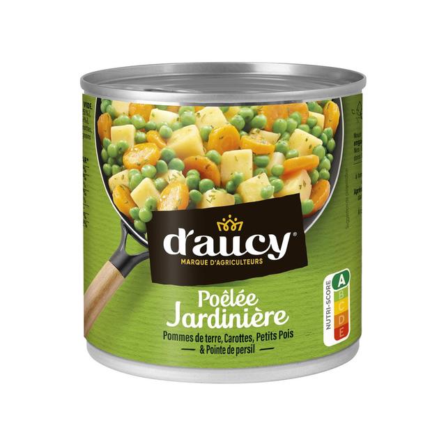 3017800201763 - D'aucy - Poêlée Jardinière- Pommes de Terre, Carottes, Petits Pois