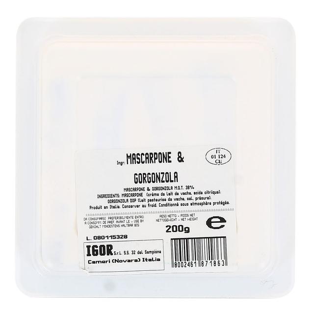 8002461871887 - Vivaldi - Mascarpone et Gorgonzola AOP (DOP) - Lait de vache pasteurisé