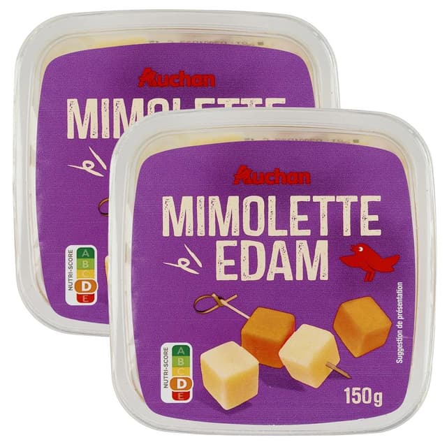 2050000422263 - Auchan - Dès de mimolette et d'edam