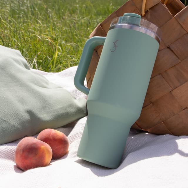 4019889152263 - Lurch - Gobelet isotherme en inox Vert sauge Big Cup