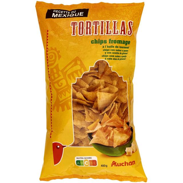 3596710364763 - Auchan - Tortillas au fromage à l'huile de tournesol
