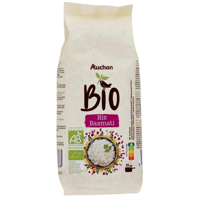 3596710396863 - Auchan BIO - Riz basmati Bio prêt en 11 min