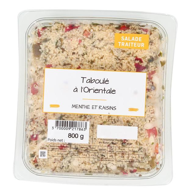 3700009217863 - Mix Buffet - Taboulé Oriental à la Menthe et Raisins