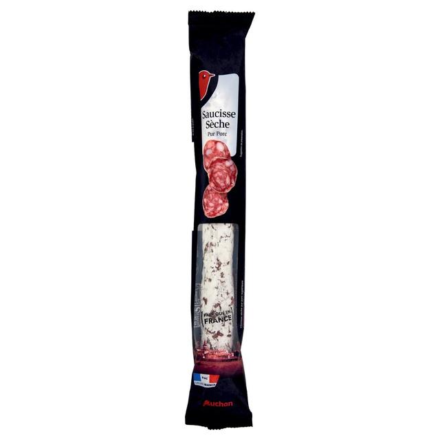 3254560378063 - Auchan - Saucisse Droite Pur Porc