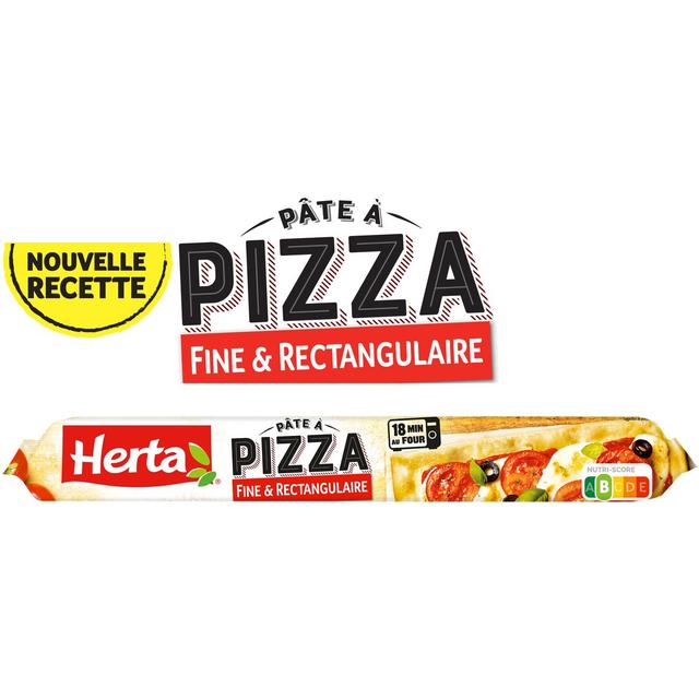 7613035648463 - Herta - Pâte à Pizza Fine & Rectangulaire