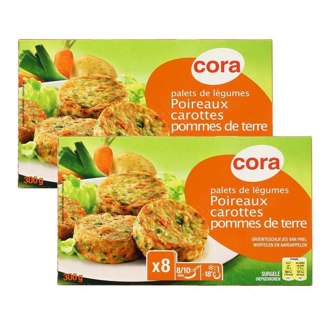 2050000269363 - Cora - 8 Palets de légumes- Poireaux carottes pomme de terre